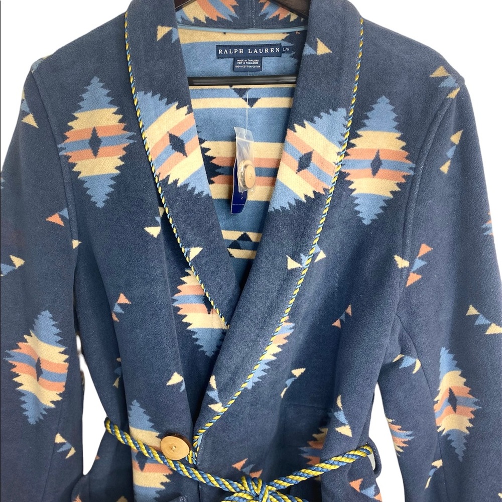 Ralph Lauren Aztec Smoking Jacket NWT - Picture 2 of 9